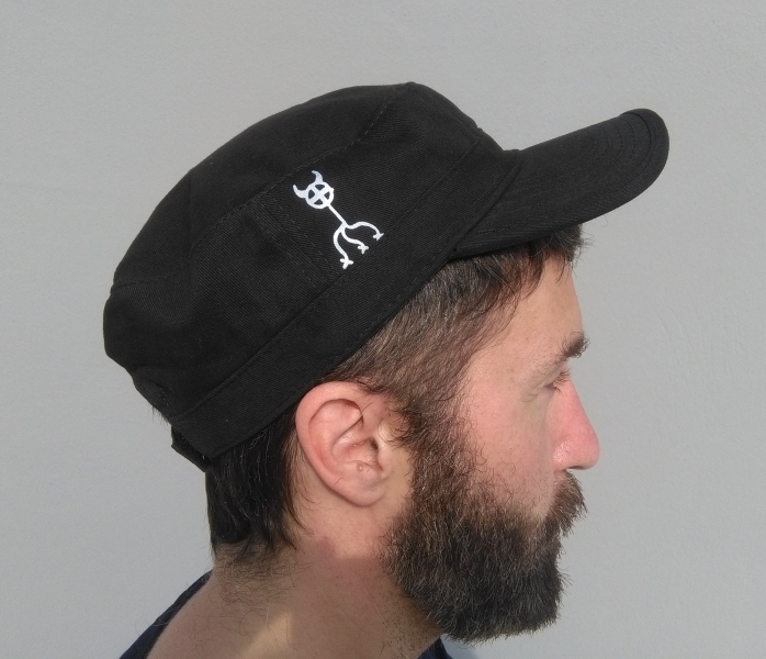 KURGASIAX army black cap (cappellino tank nero militare)