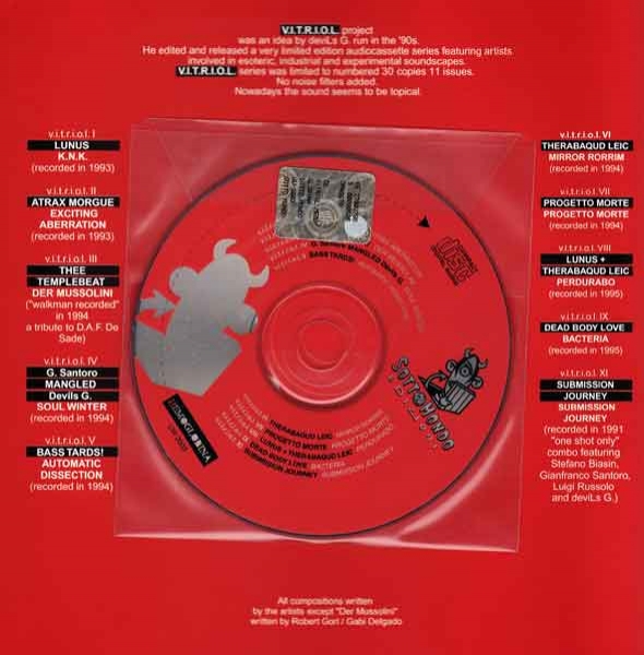 HEMOGLOBINA book + cd compilation with Atrax Morgue, Lunus (Teatro Satanico side-project), Progetto Morte, Therabaqud Leic ...) - Image 3