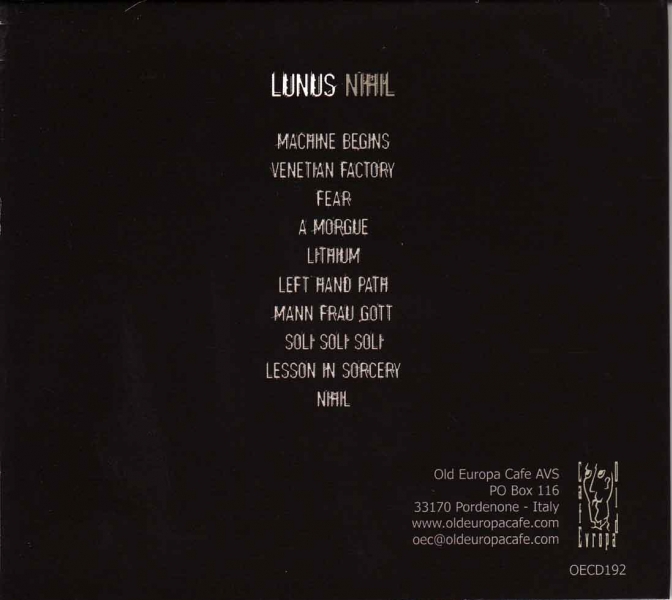 NIHIL - LUNUS (Teatro Satanico side project) - Image 2