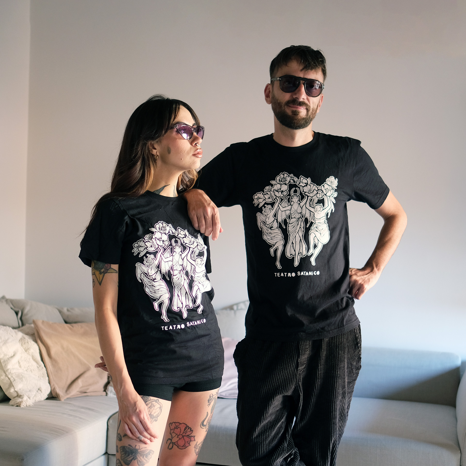 Teatro Satanico THE KEY OF JOY... / Dancing MAENADS T-shirt - Image 2